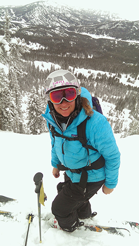 Erika at Bridger Bowl